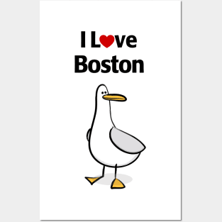 I Love Boston Posters and Art